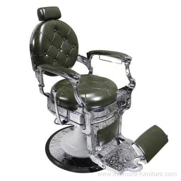 Heavy duty hair salon furniture reclining barber chair